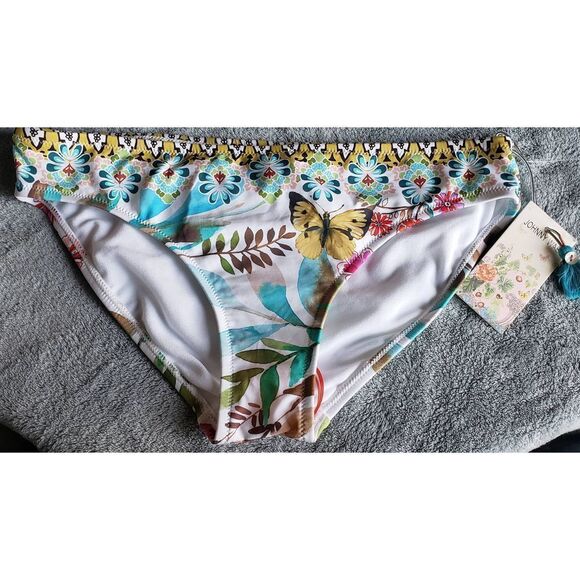 JOHNNY WAS DREAMER HIPSTERBIKINI BOTTOMS NEW WITH TAGS SZ XS - Picture 1 of 7